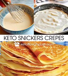 keto snickkers crepes are the best way to make them at home