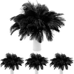 PRICES MAY VARY. Plentiful Quantity for Usage: the package contains 150 ostrich feathers. 12-14 Inch (30-35 cm), 10-12 Inch (25-30 cm), 8-10 Inch (20-25 cm), sufficient quantity, 50 of each size, easily meet your daily decoration needs and DIY requirements; You can also share them with your friends and family to experience the beautiful atmosphere Natural Ostrich Feathers: the wedding feathers are decorated with ostrich feathers, soft and smooth, light and fluffy, no smell, all the feathers have Roaring 20s Centerpieces Vases, Centerpieces For Party For Men Flowers, Masquerade Centerpieces Zazzle, Masquerade Party Candle Centerpieces, Masquerade Party Centerpieces Flowers, Masquerade Party Centerpieces Amazon.com, Tuxedo Party Centerpieces, Feathers Decor, Black And White Party Decorations