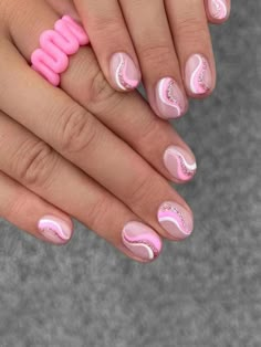 Do It Yourself Nails, Cute Gel Nails, Fake Nail, Short Acrylic Nails Designs, Short Nail Designs, Dipped Nails