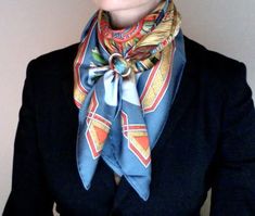 Cowboy knot Cowboy Knot, Spring Scarves, Square Silk Scarf, Summer Capsule Wardrobe