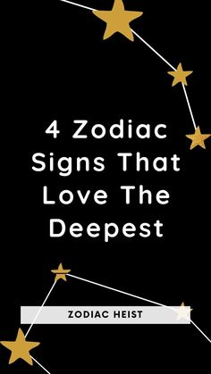 zodiac signs that love the deepest