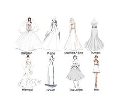 an app showing wedding gowns and dresses