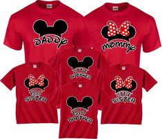 Mickey & Minnie Disney Family Vacation 2023 T-shirt Christmas Family Vacation, Disney Birthday Shirt, Custom Disney Shirts, Characters Disney, Disney Family Shirts, Family Matching Shirts