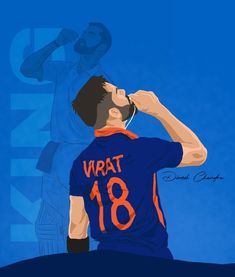 Virat Kohli, 71st century against Afganistan in Asia cup 2022 Cricket Cartoon Art, Virat Kohli Watercolor Painting, Virat Kohli Back Pose, Virat Kohli Dp Hd