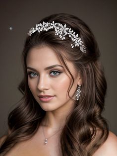 1pc Pearl & Rhinestone Comb Bridal Hair Accessory For Women, Handmade Elegant Boho HP128 Tiaras Silver Casual,Elegant,Street,Boho,Vintage,Royal,Party,Gorgeous-Luxury   Glass    All Wedding & Event, size features are:Bust: ,Length: ,Sleeve Length: Half Up Half Down Wedding Hair With Hair Piece, Mickey Wedding, Glamorous Wedding Hair, Vintage Bridal Hair, Wedding Hair Clip, Prom Photography, Royal Party, Bridal Headwear, Bridal Wedding Hair