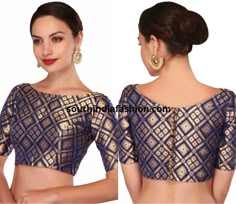 Saree Blouse Boat Neck, Bridal Saree Blouse, Blouse Boat Neck, Plain Blouse Designs, Latest Saree Blouse, Indian Blouse Designs, Saree Jackets