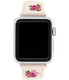 From COACH, this women's watch strap features:Silicone strapBuckle closure Made exclusively for use with the 38mm, 40mm, and 41mm Apple WatchStrap features a fresh floral bloom motif and secures with stainless steel hardwareWater ResistanceImported. Accessories Watches Women, Coach Watch, Apple Watch 38mm, Crafts Beautiful, Apple Watch Strap, Global Fashion, Watch Strap, Accessories Watches