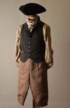 1800s Clothing Poor, Historical Pirate Clothing, 1800s American Fashion, 18th Century Fashion Peasant, Farmer Outfits Men, Poor Outfits, 1800s Fashion Poor, Pirate Costume Design, 1903 Fashion