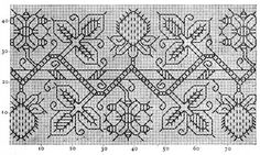 the pattern is shown in black and white