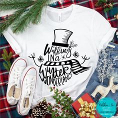 Winter Wonderland T-Shirt Walking In A Winter Wonderland, Winter Wonderland Christmas, Screen Printing Shirts, Weird Shirts, Screen Printing Designs, Holiday Shirts, Halloween Shirt, Shirt Color, Winter Wonderland