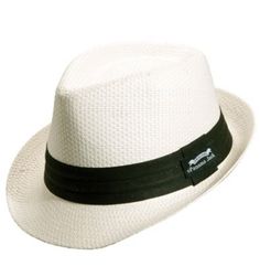 Panama Jack Ivory Solid Black Ribbon Toyo Fedora Hat Size M-L Logo 1.75" Brim Straw Fedora Hat, Straw Fedora, Hat Band, Black Ribbon, Fedora Hat, Hat Sizes, Solid Black, Panama, Fedora