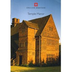 the front cover of an english heritage temple manor