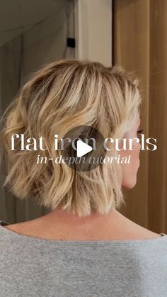 7,022 likes, 546 comments - jocelyn.mcclellan on March 11, 2024: "Flat iron curls baby! I’ve posted a few flat iron curl videos recently, but this step-by-step really breaks down my process if you’re still feeling hesitant. 💡Helpful tip: to avoid kinks, turn your iron with the flow of your hair and keep it moving- just not too quickly. If you twist too fast, the chances of you accidentally getting a kink in your hair go way up! Have you tried curling your hair with a flat iron before? Do you Curls For Bob Hair, How To Curl Short Thick Hair With Flat Iron, How To Curl A Short Bob With A Flat Iron, Curling With A Flat Iron Short Hair, How To Get Wavy Curls With Flat Iron, How To Waves With Flat Iron, Flatiron Curls For Short Hair, How To Curl Medium Length Hair With Flat Iron, How To Curl Bob With Flat Iron