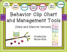 the behavior clip chart and management tools for owl's and chevron versiobs