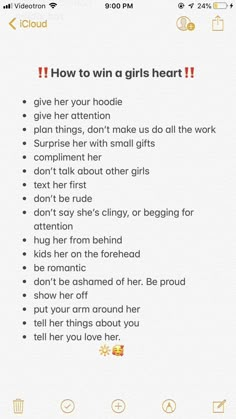 how to win a girls heart Perfect Boyfriend List, Act Fool, Girlfriend Things, Boyfriend List, Better Boyfriend, Dear Boys, Cute Dates, Asking Someone Out, Boyfriend Advice