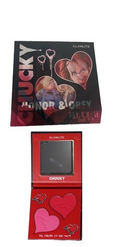 Chucky x Glamlite Blush Duo Kit Makeup Set Limited Edition Horror New in Box Spooky Stuff, Box Signs, Makeup Set, Limited Editions, Limited Edition, Blush, Halloween, Makeup, Gifts