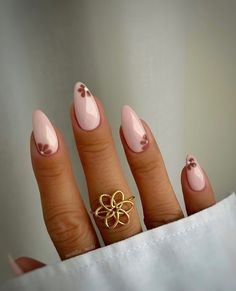 Cute Nails For Fall, Smink Inspiration, Classy Acrylic Nails, Makijaż Smokey Eye, Almond Nails Designs