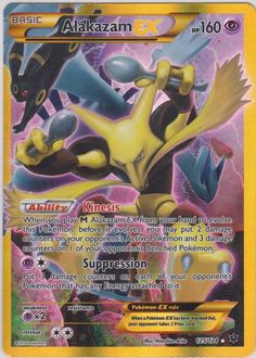 a pokemon card with an image of the character