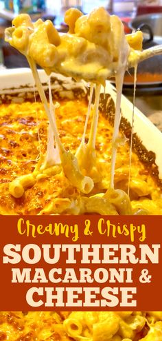 cheesy and crispy southern macaroni and cheese casserole recipe