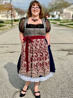 Nothing elevates your dirndl or your energy like crystals! Embrace the magic of this apron and pair it with our best-selling Everyday Dirndl or Little Black Dirndl. Each dirndl apron is made-to-order and takes 2-4 weeks to deliver. Available in sizes small through 2XL, this gorgeous addition to your modern dirndl is simply a show stopper. Made-to-order and takes 2-4 weeks to deliver Available in 2 lengths, mini (18”) and medium (24" from the waistband to the hem) Fully beaded blush mesh lace with scalloped hemline Burgundy crinkle chiffon under layer and peach skin apron ties Spot clean & lay flat to dry Looking to tie the perfect apron bow? Click here to see our video Modern Dirndl, Dirndl Dress, Crystal Magic, British Indian, Lay Flat, The Magic, Apron, Blush, Chiffon