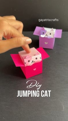 Cute Cat Crafts Diy, Cats Diy Projects Craft Ideas, Cat Projects For Kids, Homemade Cat Toys Diy, Diy Cat Crafts Gift Ideas, Cute Cat Crafts, Paper Crafts For Kids Free Cats, Cat Crafts For Kids