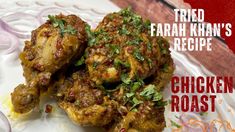 fried farah khan's recipe with chicken roast