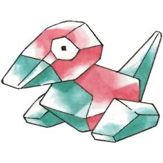 an origami bird with red, green and white stripes on it's body