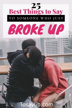 People who have just gone through a break-up want their friend to tell them that they’ll be okay and that you’re there for them. Get a sense from your friend of what to say to someone who just broke up, so you know what they need from you. How To Console Someone After Breakup, What To Say After A Breakup, What To Say To A Friend After A Breakup, How To Comfort A Friend After A Breakup, Break Up Gifts For Friends, Breakup Kit, Friends After Breakup, Comfort Friend, Post Break Up