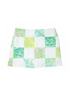 Women Lilly Pulitzer White Preppy Lioness Lion Patch Patchwork Skort Size 4 #LillyPulitzer #skort Grey Prints, Picnic Blanket, Lion, Outdoor Blanket, Women Handbags, Size 4, For Women