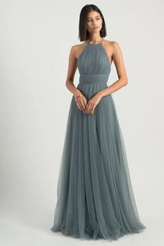 Helena Dress, Jenny Yoo Bridesmaid, Bridesmaids Dress Inspiration, Grey Bridesmaids, Tulle Bridesmaid Dress, Grey Bridesmaid Dresses, Jenny Yoo, Wedding Party Dress, Convertible Dress