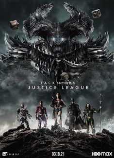 the movie poster for justice league