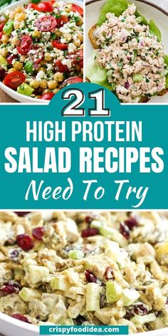 high protein salads need to try these are the best and most healthy salads