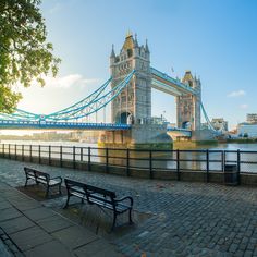 the tower bridge in london, england