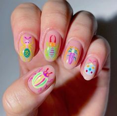 Thanksgiving Nail, Her Nails, Really Cute Nails, Vacation Nails, Thanksgiving Nails, Manicure Y Pedicure, Funky Nails