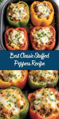 the best classic stuffed peppers recipe