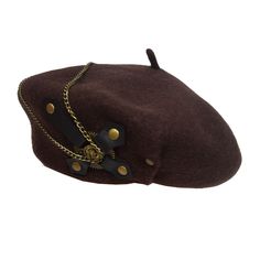 The price is for a beret only, others are not included.  Garment Size   	 		 			Size 			Free Size 		 		 			Head Circumference 			54-56 Beret Men, Accessory Inspo, Color Palette Yellow, Hat Beret, Color Palette Design, Beret Hat, Fashion Inspiration Design, Head Accessories, Coffee Colour