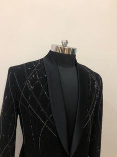 Buy Hand Embroidered Fancy Tuxedo Suit for Men Wedding Wear Tuxedo Suit for Men Embroidered Tuxedo Suit for Men wedding Wear Tuxedo for Men Online in India - Etsy Engagement Tuxedo For Men, Tuxedo For Men Wedding Classy Indian, Matric Dance Suits, Men Wedding Wear, Fancy Tuxedo, Unique Mens Wedding Suits, Boys Dressing, Embroidered Tuxedo, Tuxedo Suit For Men