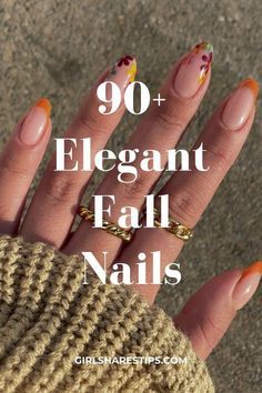 Cute Winter Nail Ideas, Cute Winter Nail Designs, Fall Almond Nails, Winter Nail Ideas, Chic Nail Designs, Winter Manicure, Fall Nail Trends, October Nails, Cute Nails For Fall