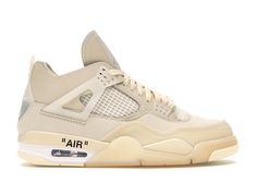 Consulta el Jordan 4 Retro Off-White en marrón claro verdoso (de mujer) disponible en StockX Air Jordan 4 Sail, Jordan 4 Retro Off White, Jordan 4 Sail, Black Universe, Jordan 4 Off White, Saints Gear, Video Diary, Most Popular Shoes, Authentic Jordans