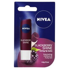 Nivea Blackberry Shine, Lip Balm Collection, Pretty Skin Care, Fancy Makeup, Makeup Items, Soft Lips, Your Lips, Lip Care, Makeup Skin Care