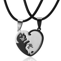 The best online shop for sparkling couples; - Free shipping worldwide; https://www.couplegear.com Couples Jewelry Necklaces, Dinosaur Pendant, Couple Necklace, Cat Pendant Necklace, Lovers Necklace, Friendship Jewelry, Friendship Necklaces, Couple Necklaces, Couple Jewelry