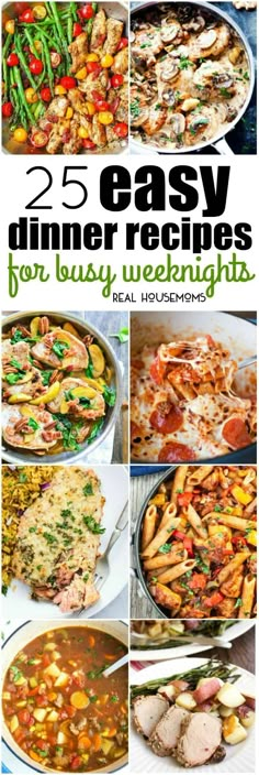 25 easy dinner recipes for busy weeknights