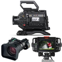 an image of a video camera set up