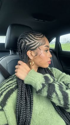 Long Cornrows, Pretty Braided Hairstyles, Braids With Curls, Cornrow Hairstyles, Bob Haircut, Box Braids Hairstyles