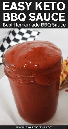 the best homemade bbq sauce recipe is easy to make and tastes just as good as it looks