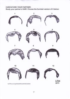 an image of different types of hair for the man's face and neck length