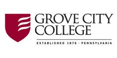 grove city college logo with the words, established 1876 - pennsylvania