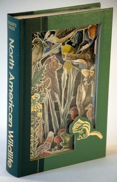 a book with an image of birds and plants on it's cover, in front of a white background