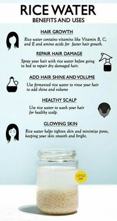 Benefits Of Rice Water, Rice Water For Hair Growth, Rice Water For Hair, Benefits Of Rice, Skin Care And Hair Care, Life Made Simple, Healthy Natural Hair Growth, Heian Period, Rice Water