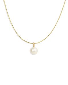 Maya Brenner Pearl Pendant Gold Necklace – Clare V. Letter Collection, French Aesthetic, Long Time Friends, Pearl Jewelry Necklace, Water Can, Jewelry Style, Signature Jewelry, Silver Lake, Yellow Gold Chain